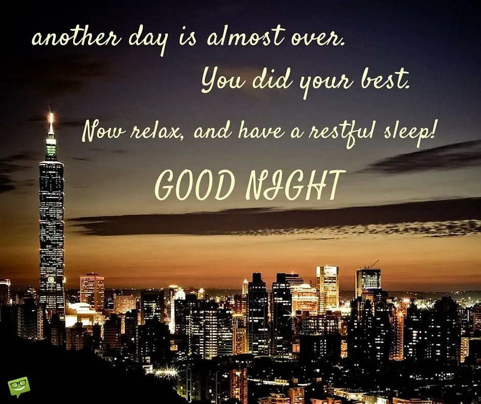 Beautiful Good Night Pictures with Quotes and Messages