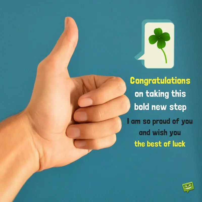 goodluck message to a friend