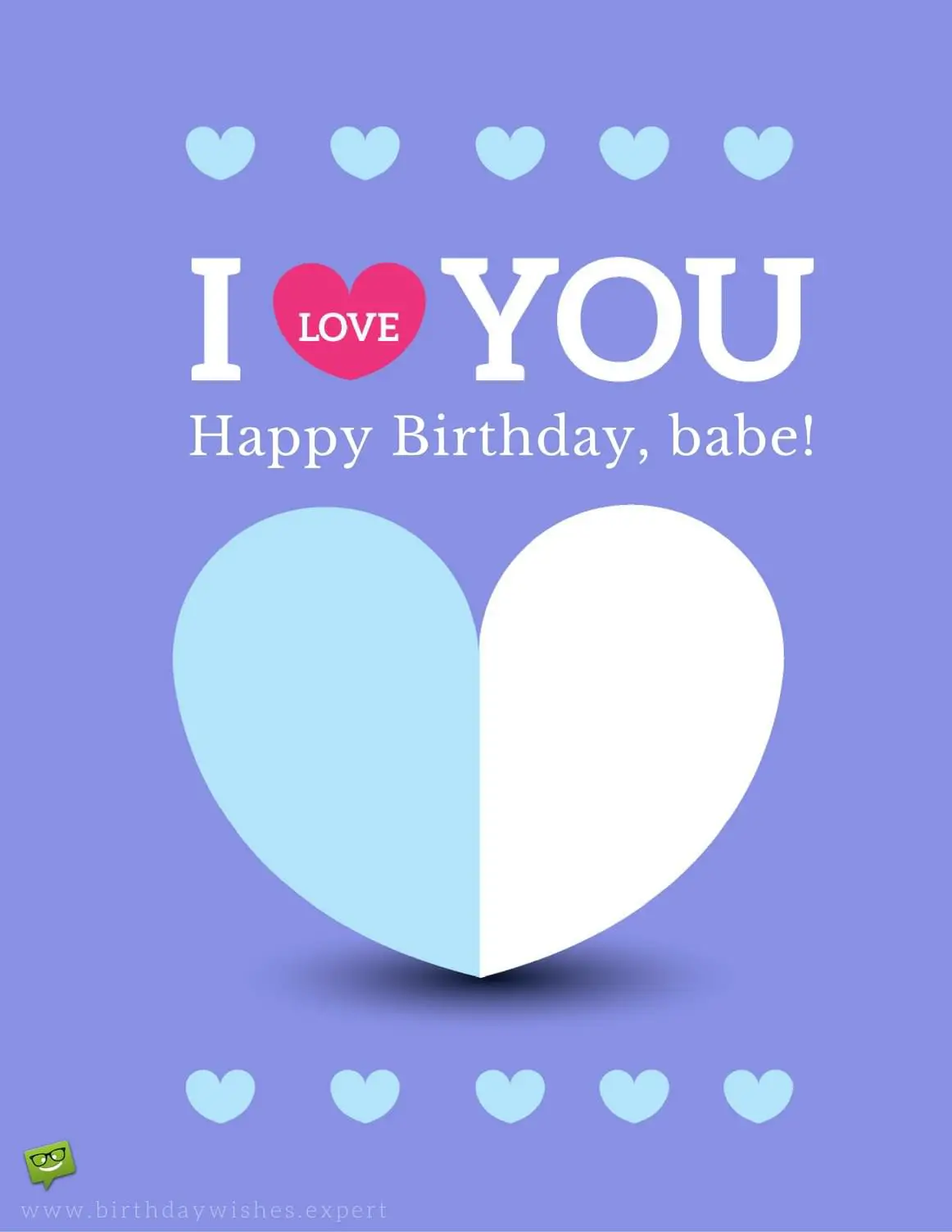 Happy Birthday, Babe Greetings Card | Utility Gift UK