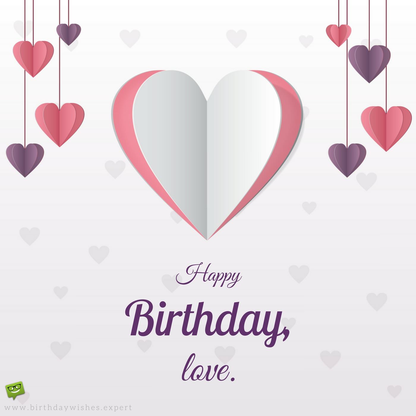 Birthday Love Messages Birthday Love Messages