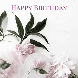 Happy Birthday.