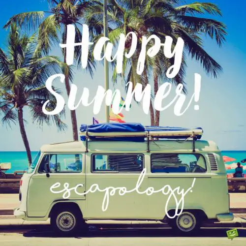 Happy Summer escapology!