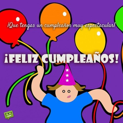 Un cumpleaños muy espectacular