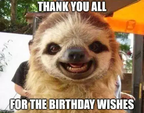 Thank you all for the Birthday Wishes.