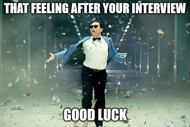 Gangnam Style Good Luck meme.