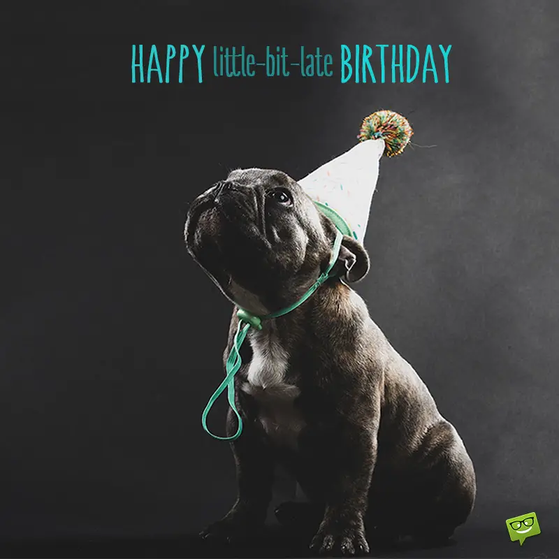 Happy Belated Birthday I Can T Have Missed That Day