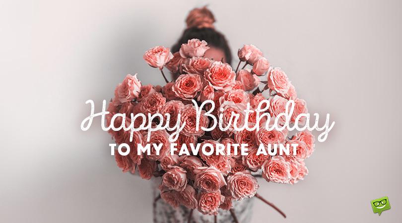 Happy Birthday, Auntie! | The Best Wishes for your Aunt