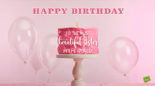 Birthday wish for sister.
