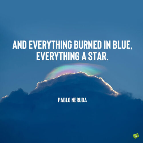 Blue quote to note and share.