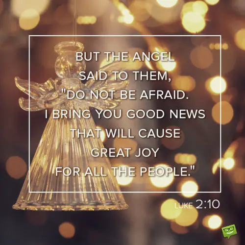 Christmas Bible verse for wishing. Religious Christmas Wishes.