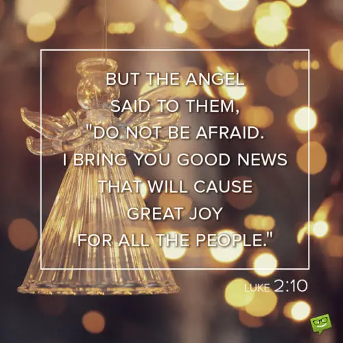 Christmas Bible verse for wishing.