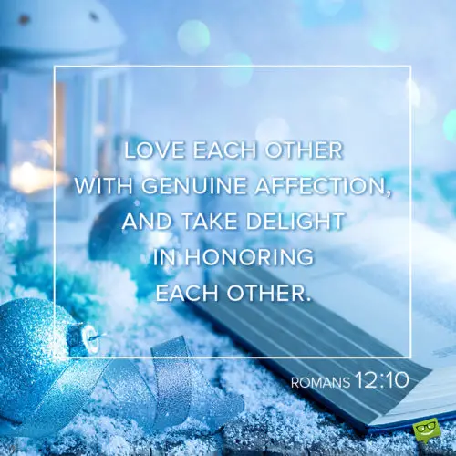 Christmas bible verse about love for wishing.