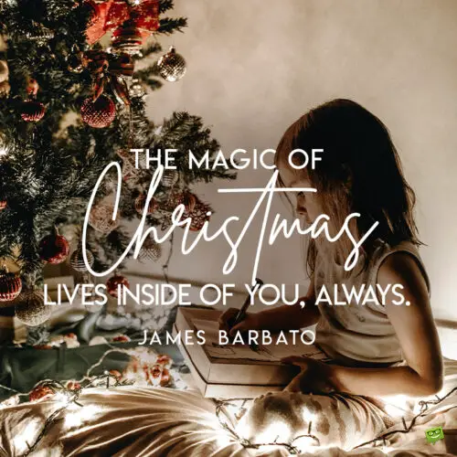 Christmas quote to inspire you.