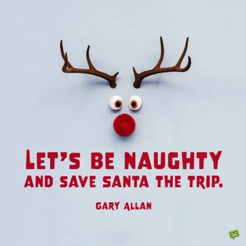 Funny Christmas quote to make everyone smile.