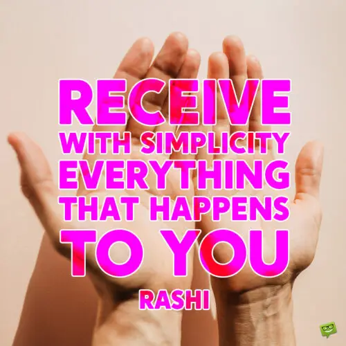 Everything happens for a reason quote to note and share.