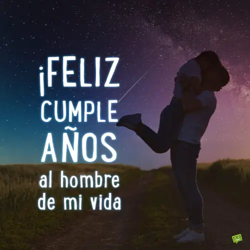 Deseo de cumpleaños para un hombre.