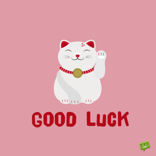 Good luck message for interview.