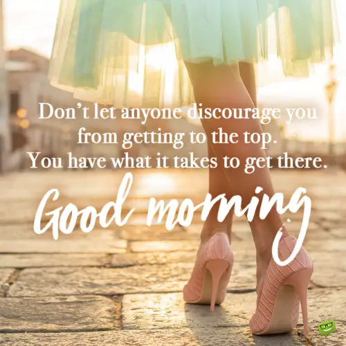 Good morning quote for her.