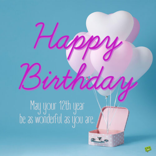 Happy 12th Birthday