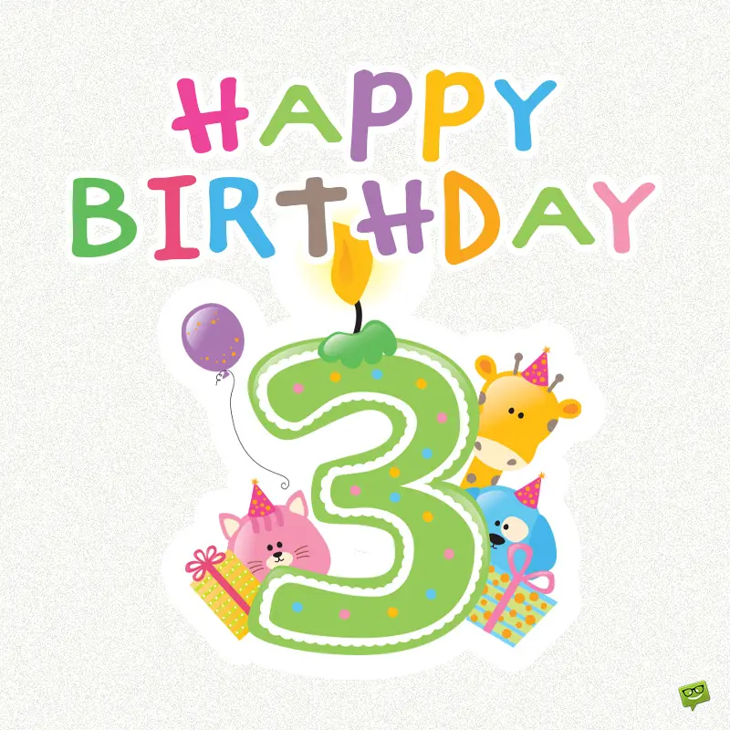 Happy 3rd Birthday
