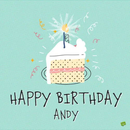 Happy Birthday image for Andy.