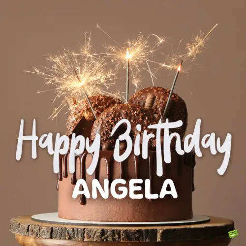 Happy Birthday Image for Angela.