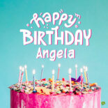 Happy Birthday Image for Angela.