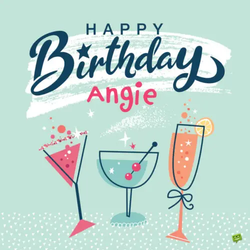 Happy Birthday Image for Angie.