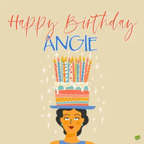 Happy Birthday Image for Angie.
