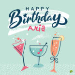 Happy Birthday Image for Aria.