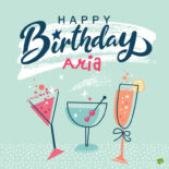 Happy Birthday Image for Aria.