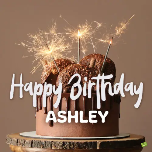 Happy Birthday Image for Ashley.