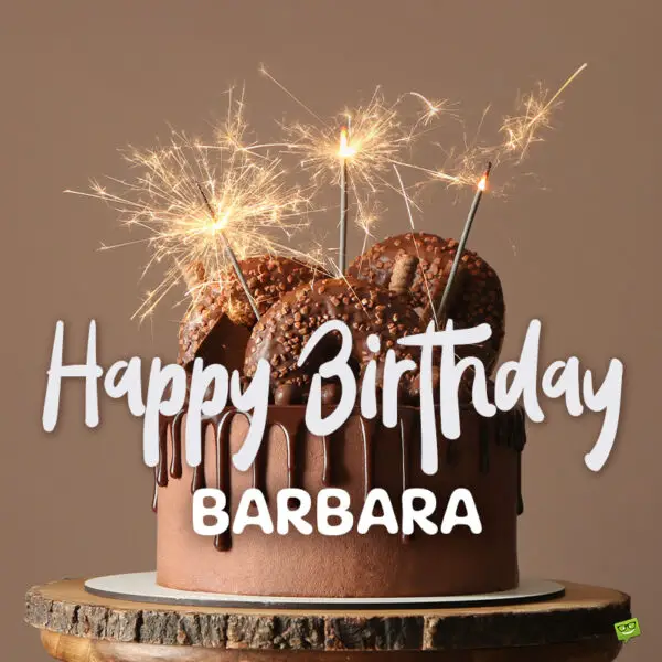 Happy Birthday image for Barbara.