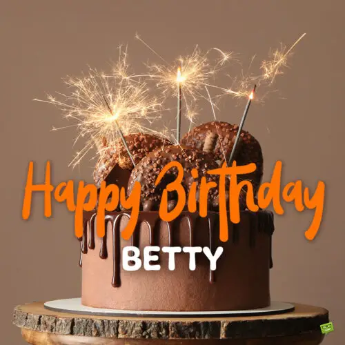 happy birthday image for Betty.