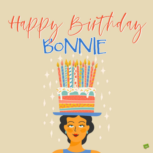 Happy Birthday image for Bonnie. | Birthday Wishes Expert Happy Birthday image for Bonnie.