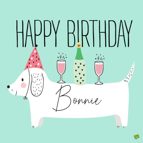 Happy Birthday image for Bonnie.