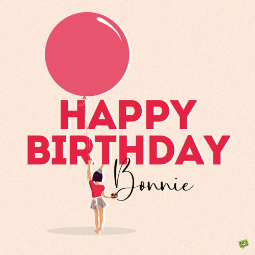Happy Birthday image for Bonnie. | Birthday Wishes Expert Happy Birthday image for Bonnie.