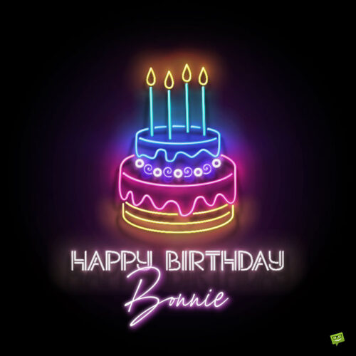 Happy Birthday image for Bonnie.