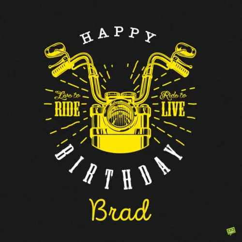 happy birthday image for Brad. | Birthday Wishes Expert happy birthday image for Brad.