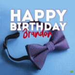 Happy Birthday image for Brandon.