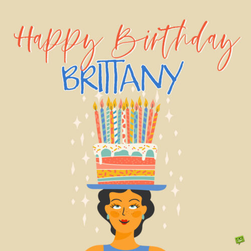 Happy Birthday image for Brittany.