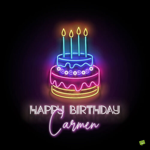 Happy Birthday image for Carmen. | Birthday Wishes Expert Happy Birthday image for Carmen.