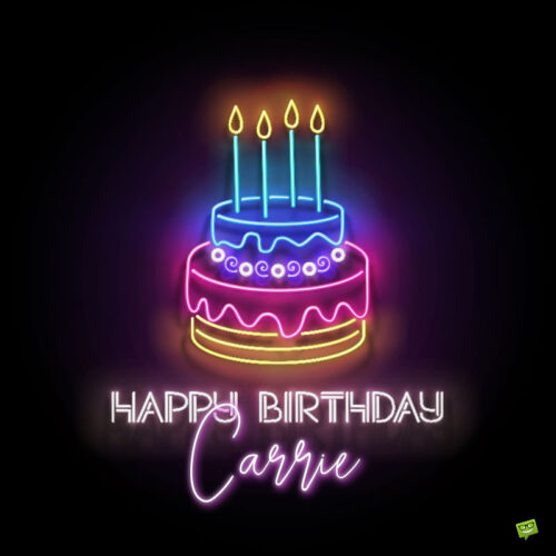 Happy Birthday image for Carrie. | Birthday Wishes Expert Happy Birthday image for Carrie.