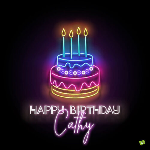 happy birthday image for Cathy.