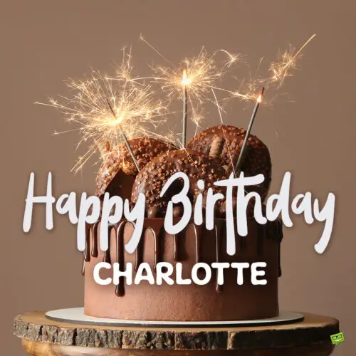 Happy Birthday image for Charlotte.