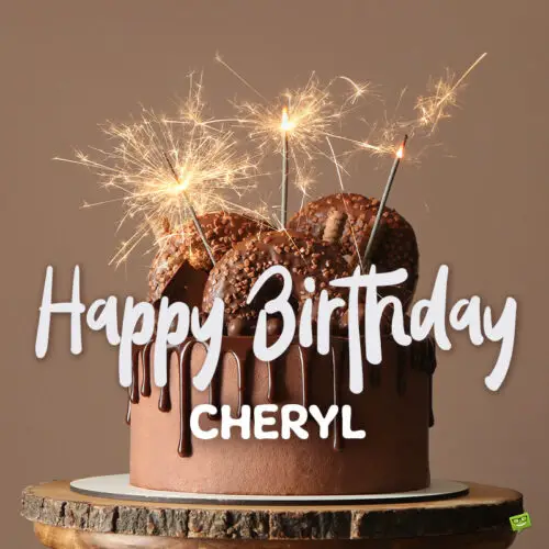 happy birthday image for Cheryl.