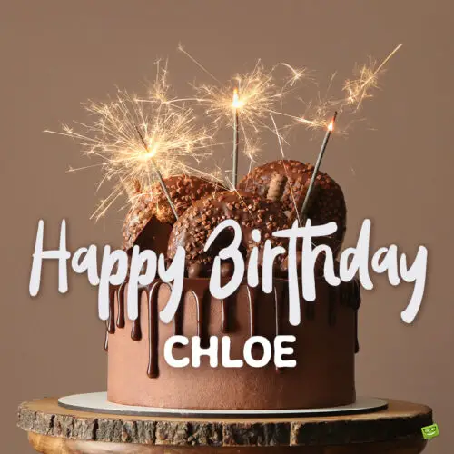 Happy Birthday image for Chloe.