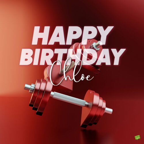 Happy Birthday image for Chloe.