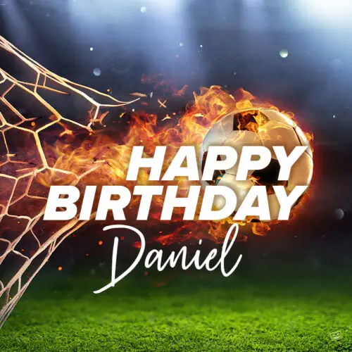 happy birthday image for Daniel.