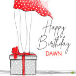 happy birthday image for Dawn.